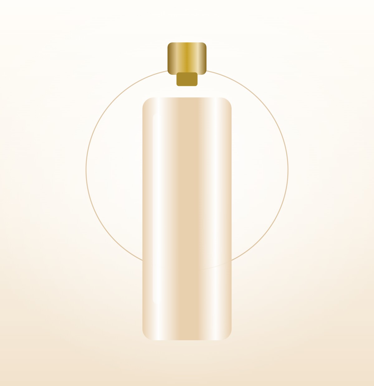 Botella alta rosada de body mist Flor de Cerezo de 200 ml